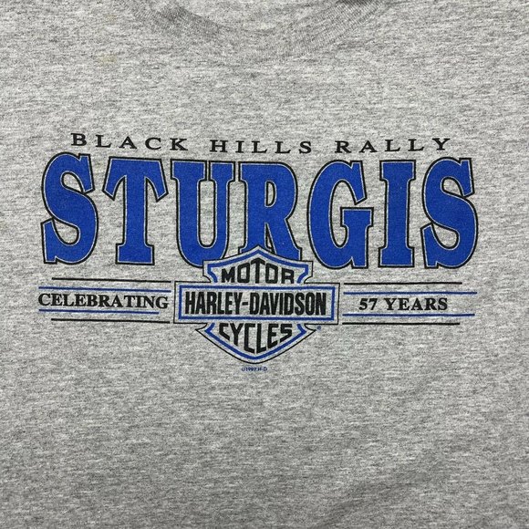 Vintage 90’s Harley Davidson t shirt size large Single Stitched 1997 - Picture 3 of 9